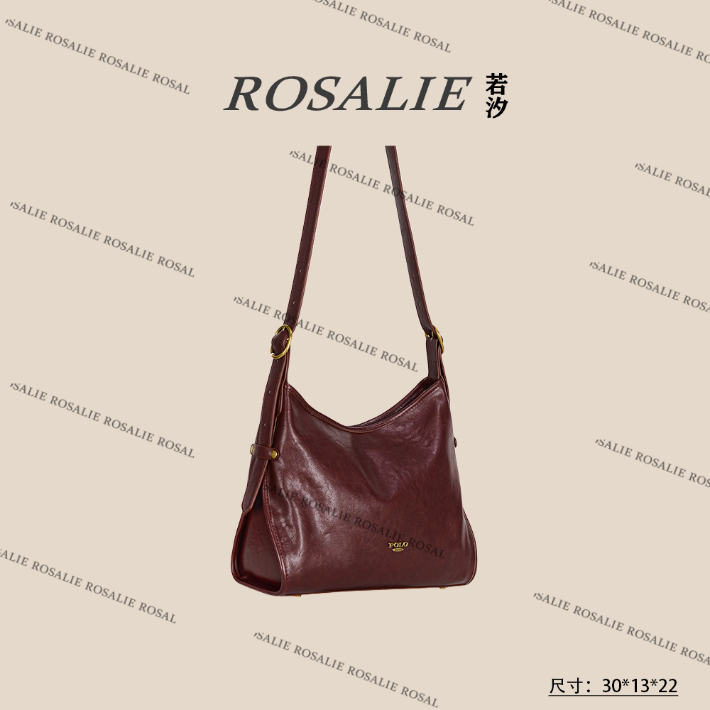 【若汐Rosalie】GQ-2948-安可拉红时尚百搭轻奢小众女士包