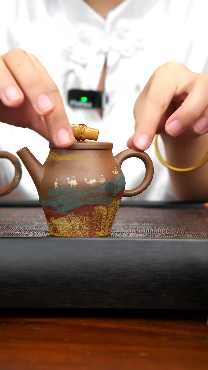【闪购商品】宜兴紫砂丝绸之路老竹根