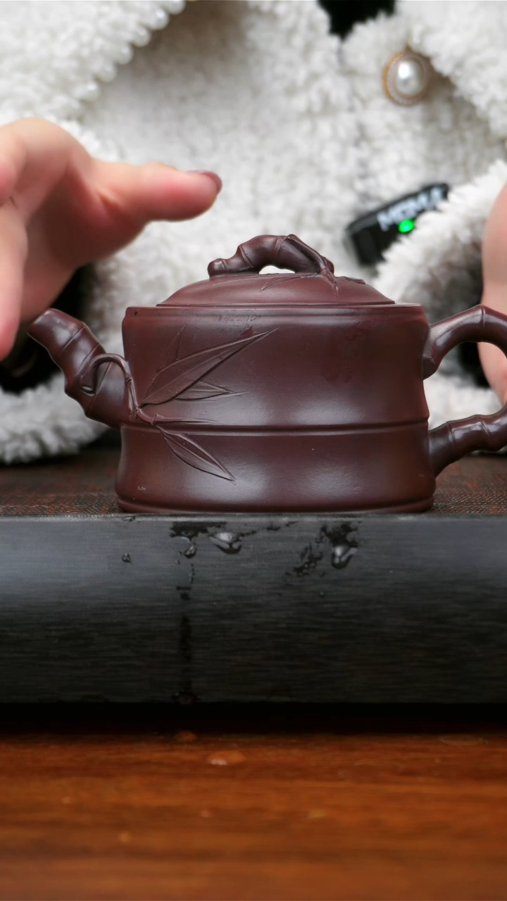 【闪购商品】紫泥竹段壶