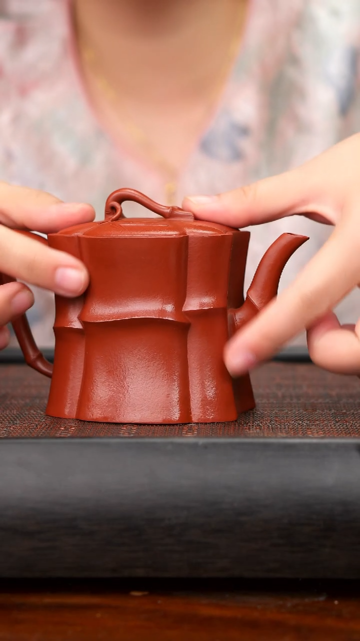 【闪购商品】紫砂茶壶大红袍一困竹国工杨菲