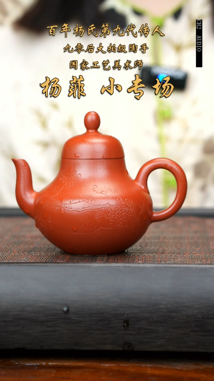 【闪购商品】紫砂茶壶朱泥思婷 国工杨菲
