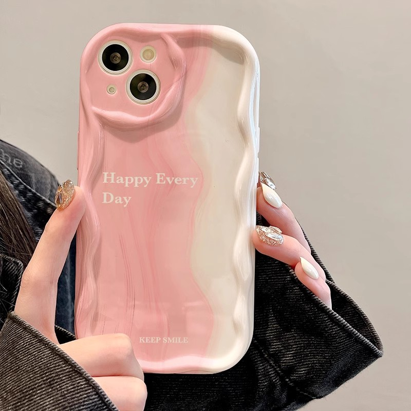 粉纹渐变苹果13/华为/vivo/oppo/小米/iPhone14promax小众手机壳