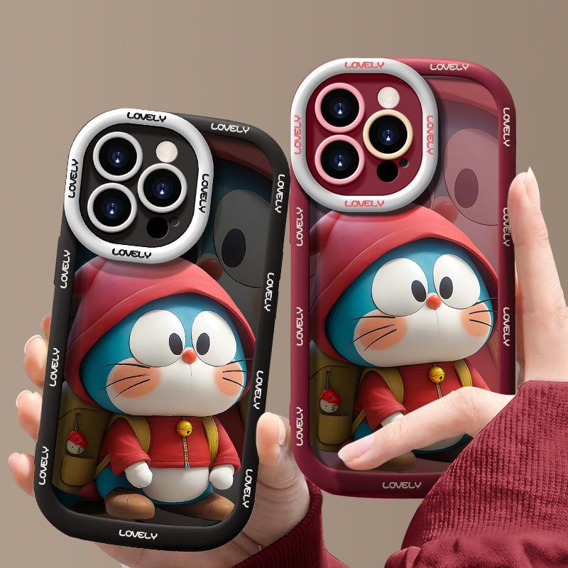 红帽子叮当苹果15新iPhone14潮牌13Pro高级感12ProMax硅胶手机壳