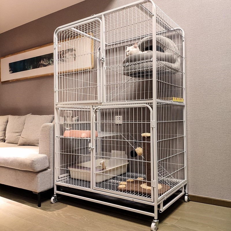猫笼子家用超大专用室内猫舍城堡猫笼子家用室内别墅猫咪鹦鹉猫窝