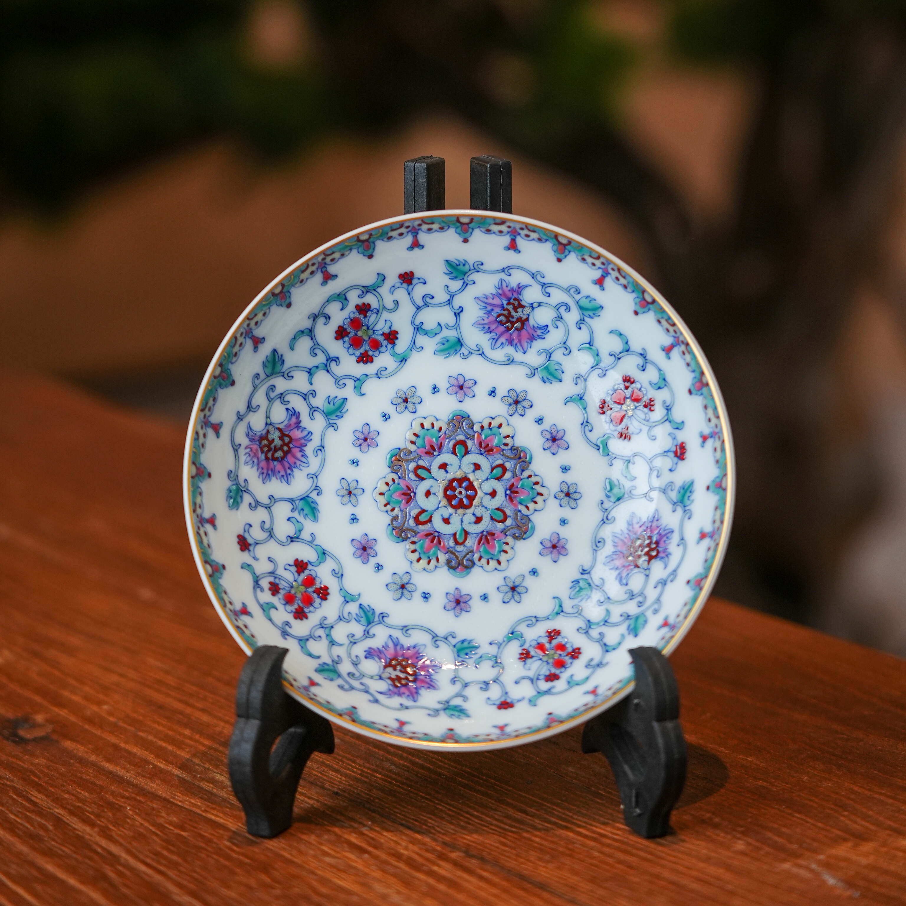 冉月凝紫蝶生壶承陶瓷