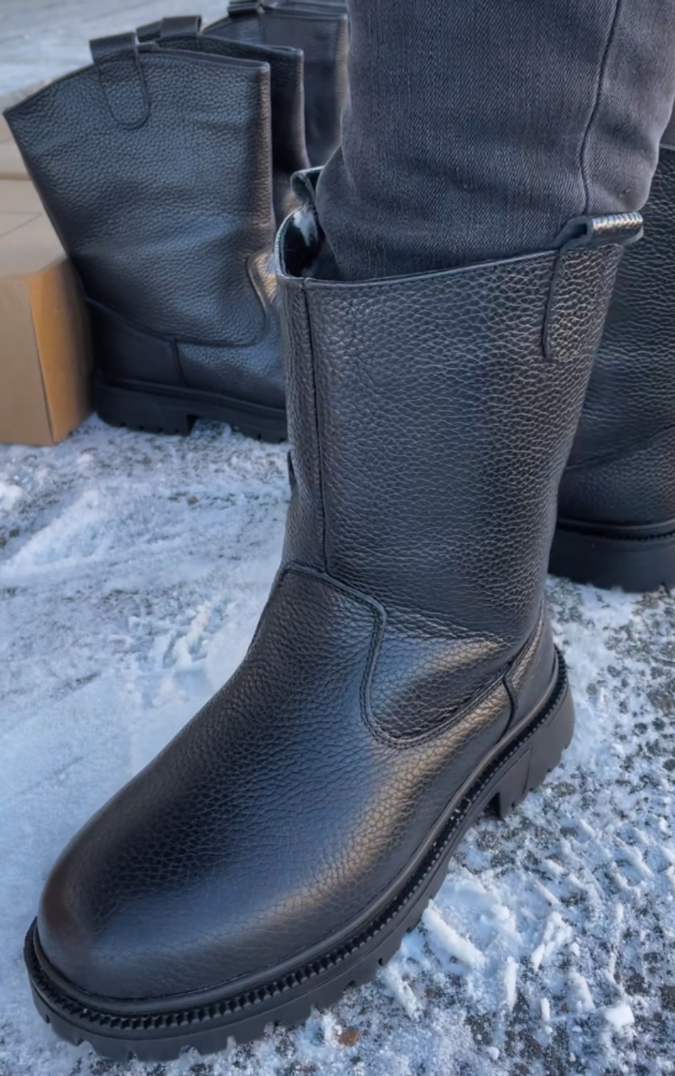 高品质抗寒保暖蒙古靴-8801