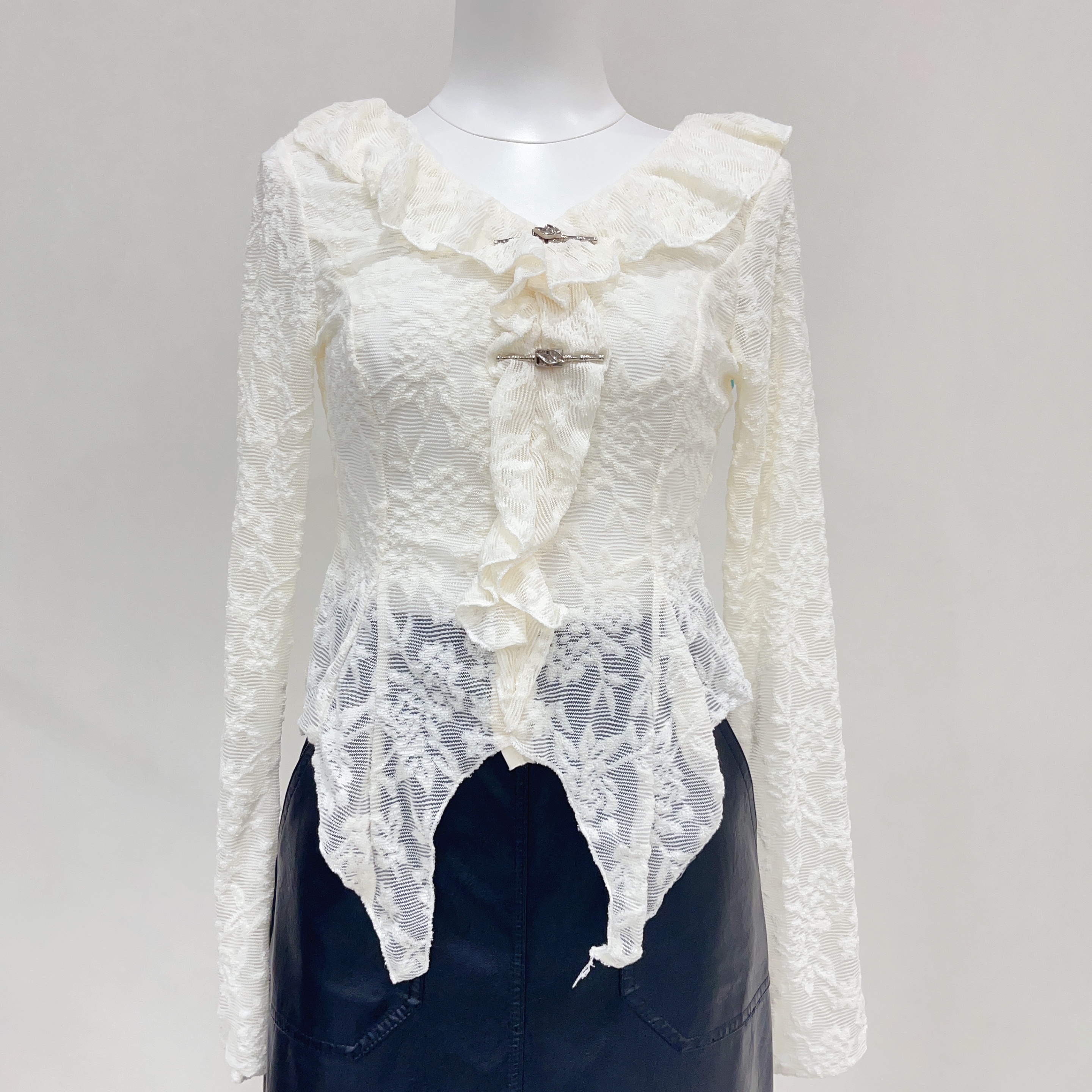 【龙哥专属】 C1F16105B 中国风设计感秋季女士衬衫