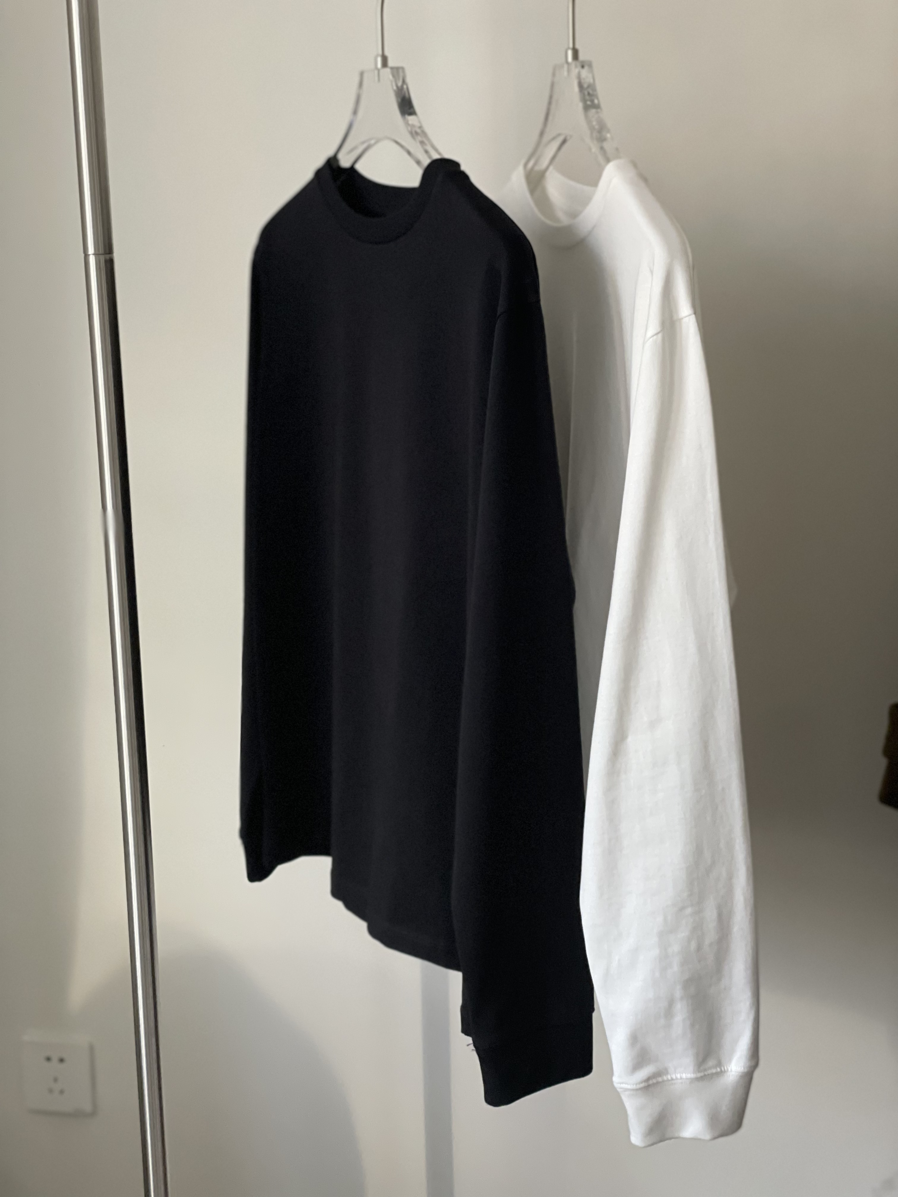 【长袖宽松直身T恤】秋冬百搭休闲时尚纯色简约圆领