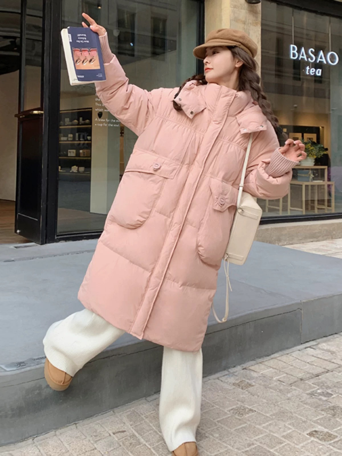 ZEMALA·韩系款连帽长外套