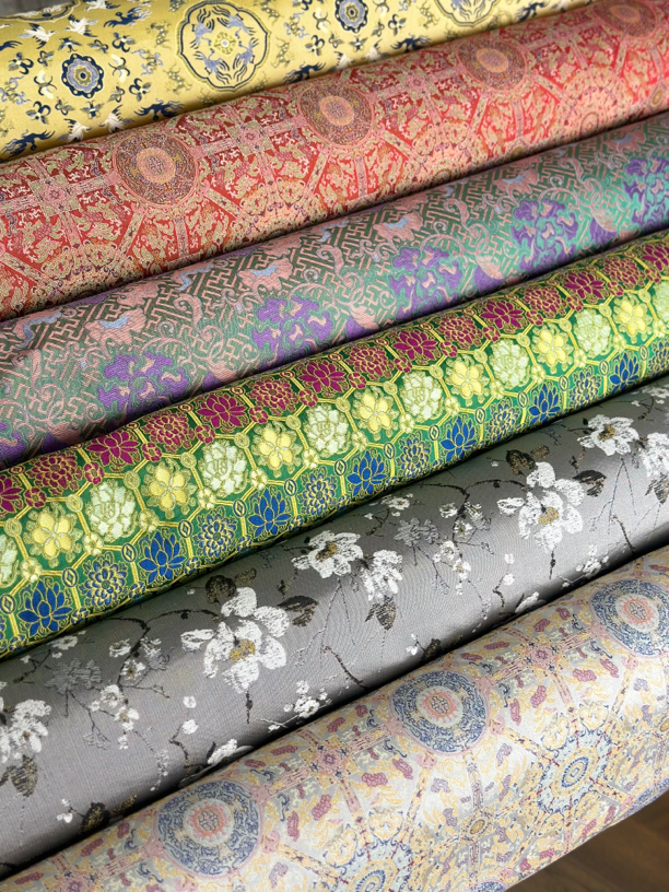 【1.8专拍】宋锦工艺面料，幅宽114，裁剪既不退换