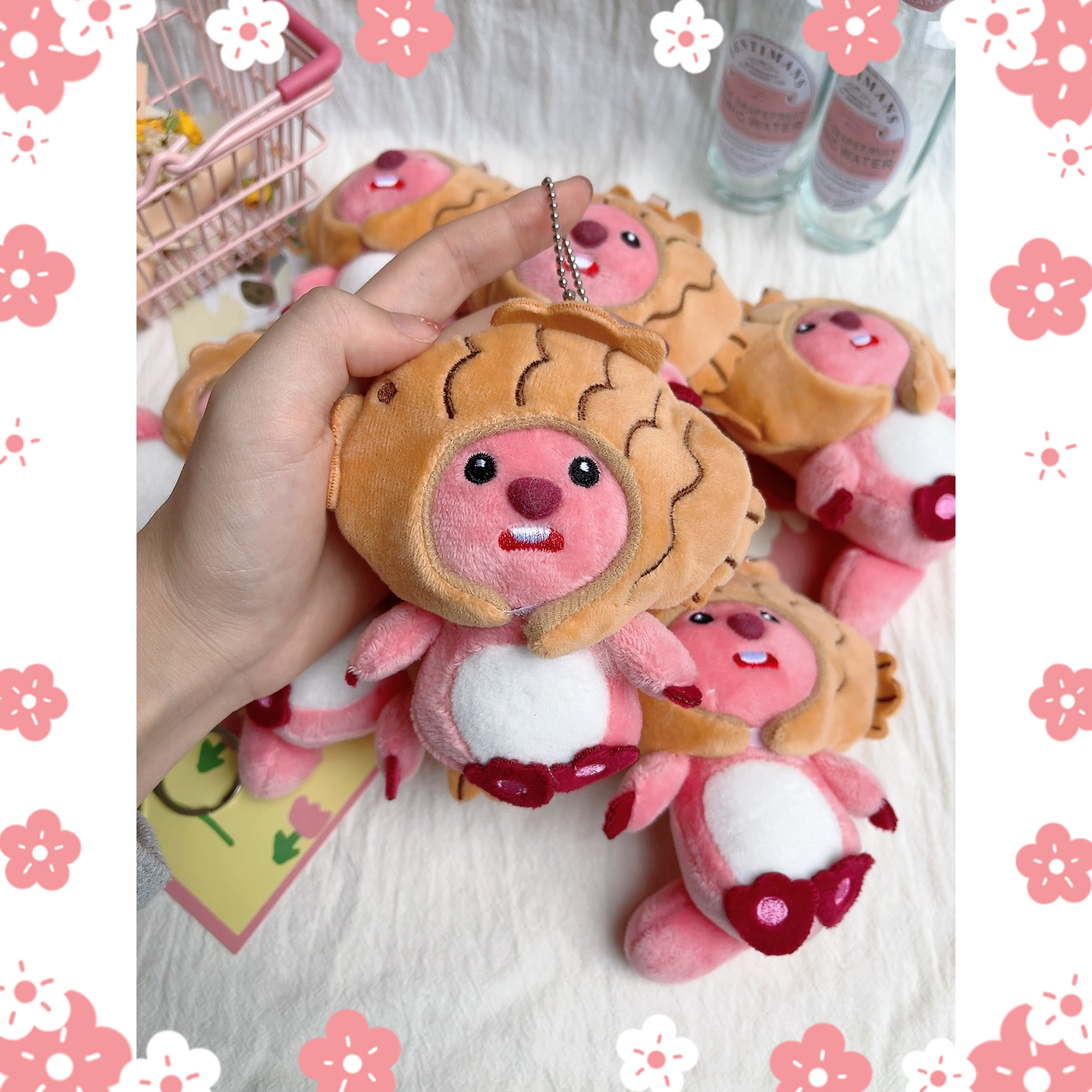 可爱loopy鲷鱼烧玩偶包包挂件超软露比娃娃露比生日礼物女C161