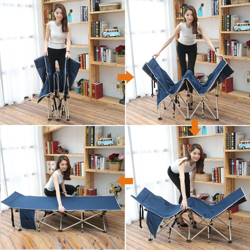 灵鹰折叠床单人床午睡床办公室躺椅午休床午睡椅简易陪护床行军床