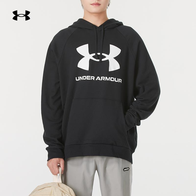 安德玛男装卫衣新款运动服跑步训练套头衫休闲连帽休闲服 1379758