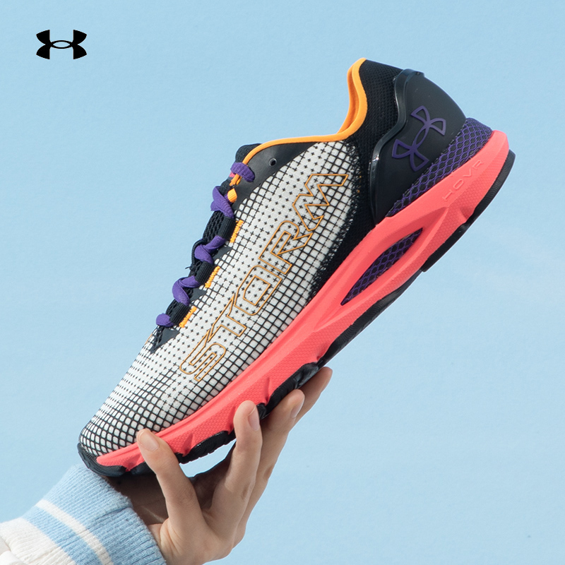 安德玛跑步鞋女鞋秋季轻便缓震运动鞋低帮耐磨透气休闲鞋 3026553