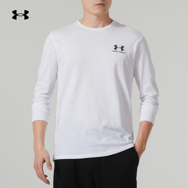 【商场同款】安德玛 Sportstyle Left Chest长袖T恤男运动服1329585