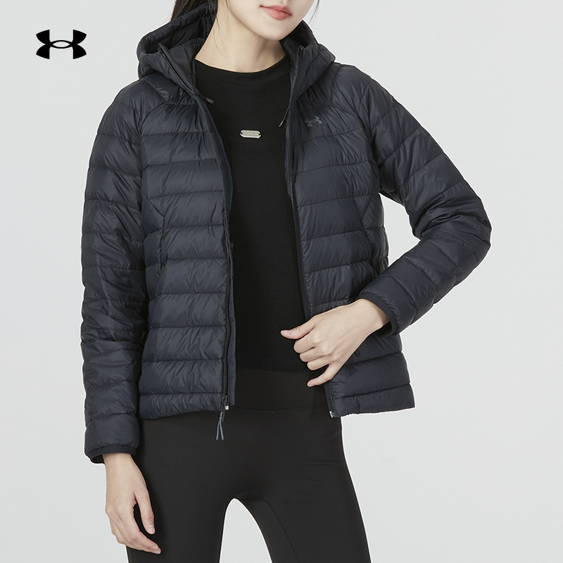 UA安德玛羽绒服女装冬季新款宽松保暖训练服运动休闲棉羽 1372648