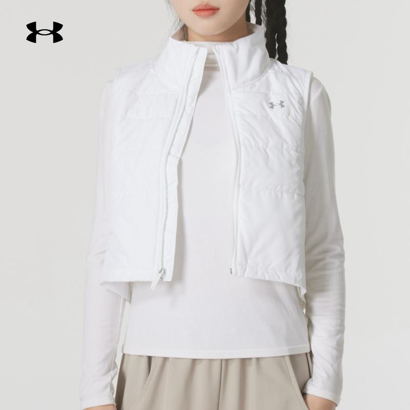UA安德玛棉马甲女装秋冬健身运动服户外休闲保暖训练背心 1378502