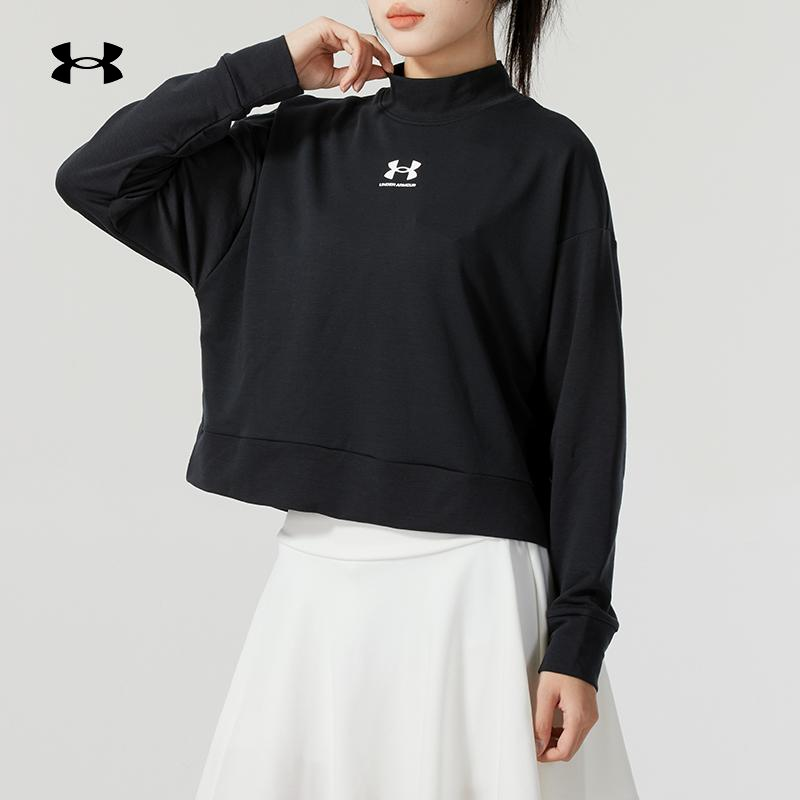 【达人专属】安德玛运动卫衣女新款训练上衣休闲健身套头衫 1379496