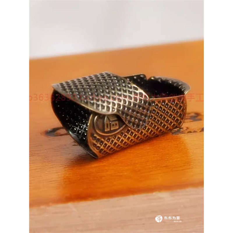 特价！日本进口 KINKAME金龟 可调节古铜顶针/指套 L1