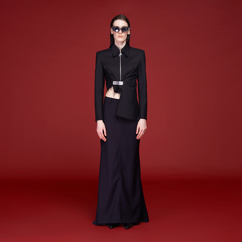 【AUNISEX 专属】AKTK 金属扣解构外套6C3B0614H923