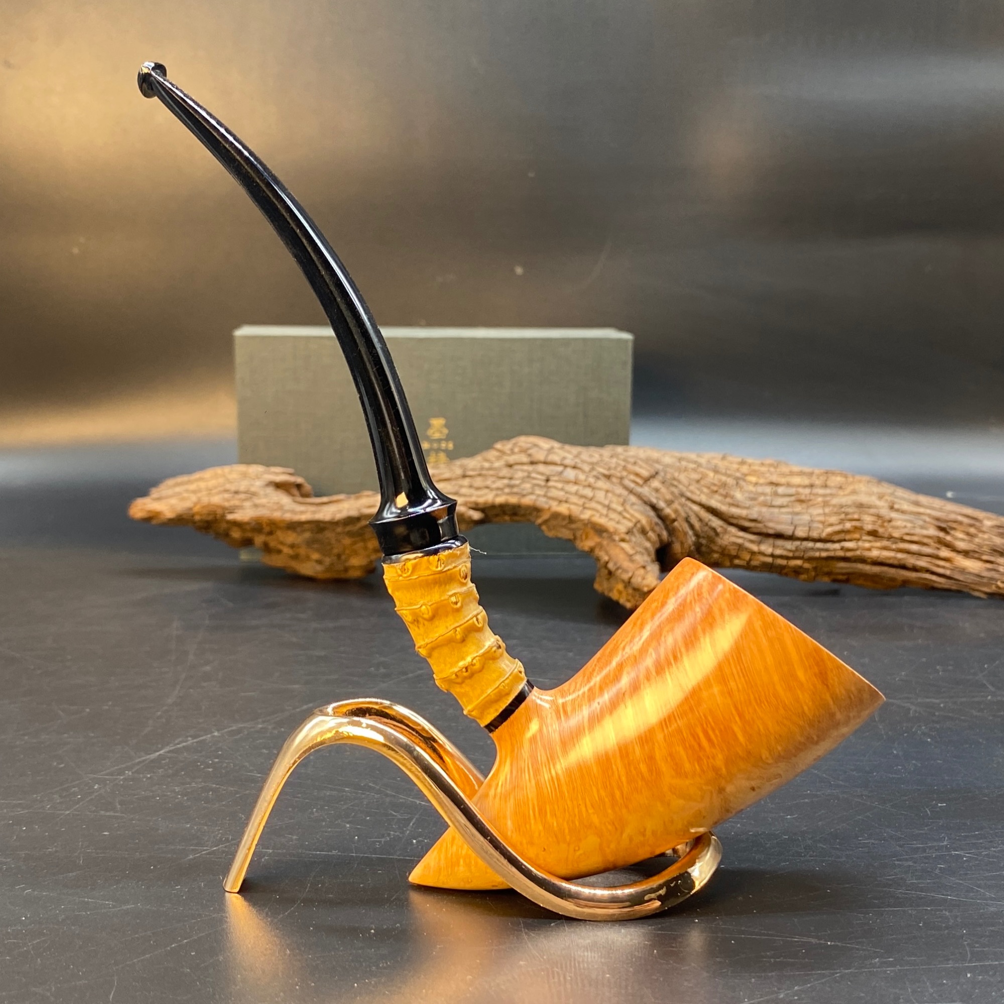 光面原木大哥特弯主角 石楠木手工烟斗 精英ElitePro 自由式