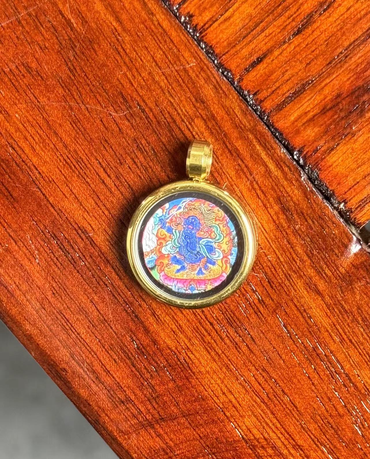 小唐卡 【豪情】高端 热贡 随身 佩戴 藏传文化 唐卡 吊坠