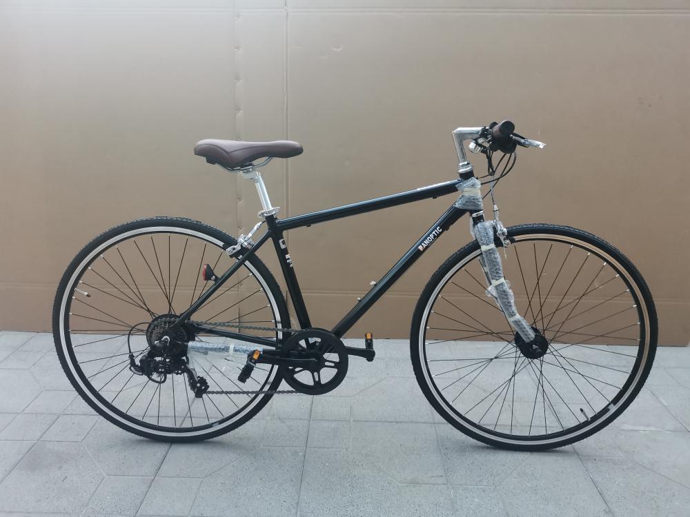 全新日本马丁700c街跑自行车，只有黑色