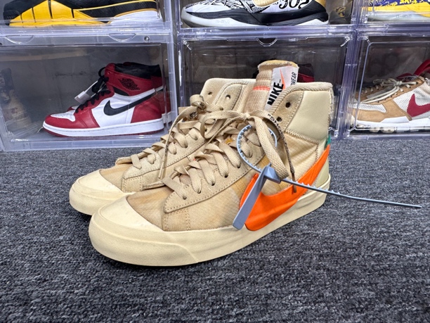 90新 NIKE/耐克 41码/ow blazer板鞋/9新无盒