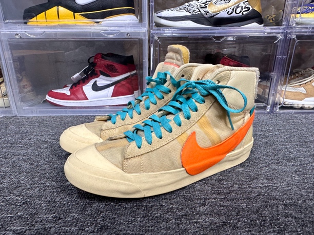 90新 NIKE/耐克 41码 ow blazer板鞋 无盒