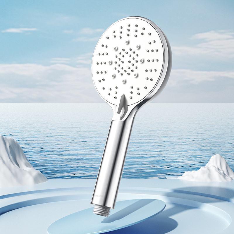 Hegii/恒洁浴室手持花洒淋浴喷头卫生间清洁调节强劲模式舒适403