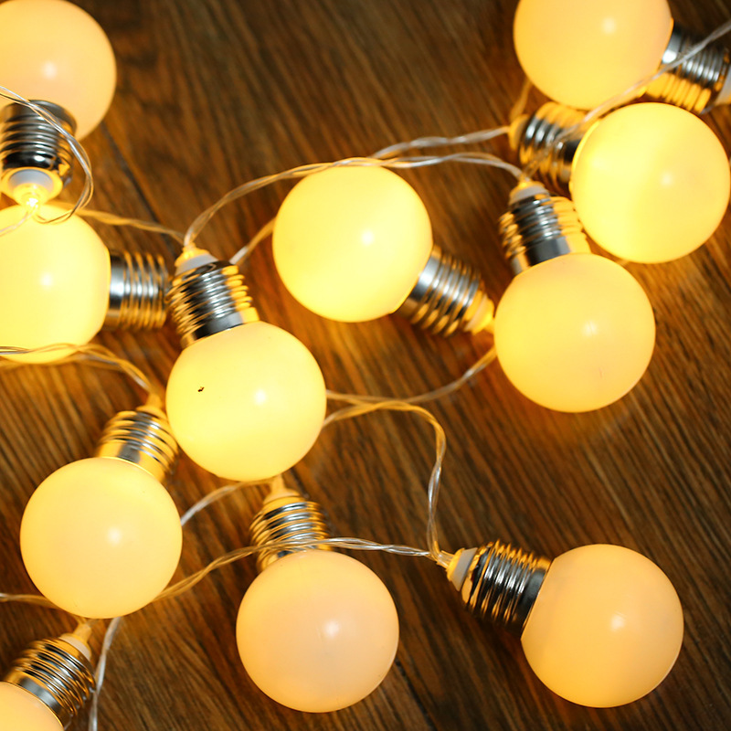 露营氛围灯灯泡led复古圆球灯串圣诞节日天幕帐篷装饰彩灯