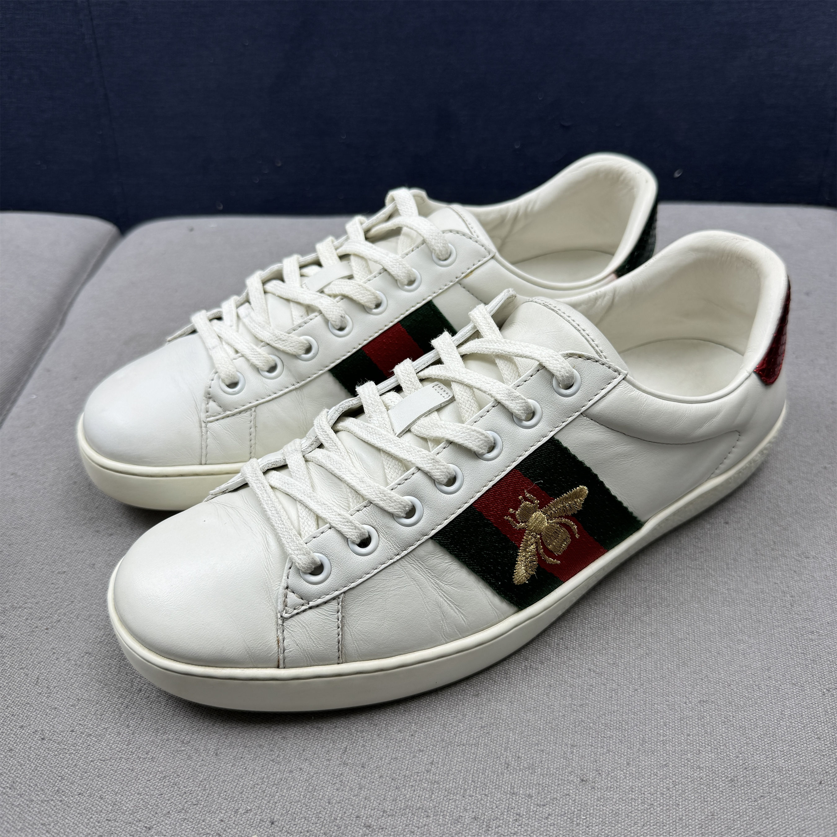 41.5码 Gucci ACE 小蜜蜂 板鞋 美中古无盒 板鞋