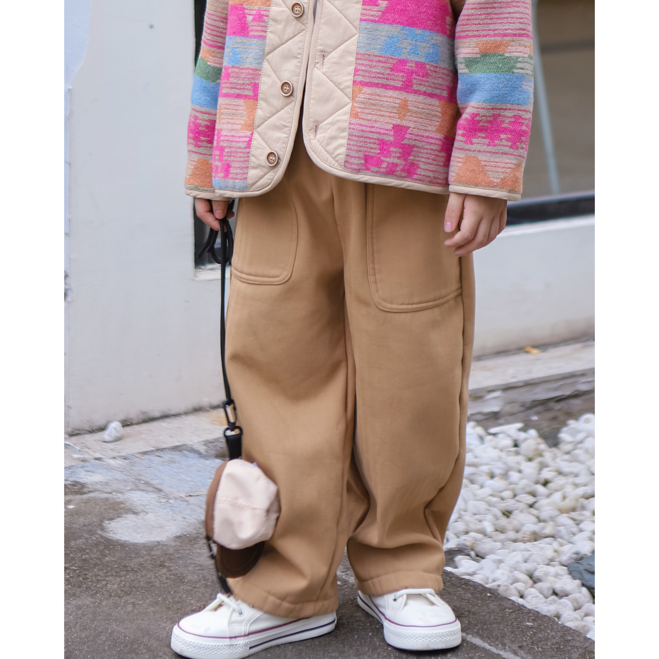 【现货】伟伟同款【记忆时间线】2024秋季新品加绒休闲裤男童WW0388