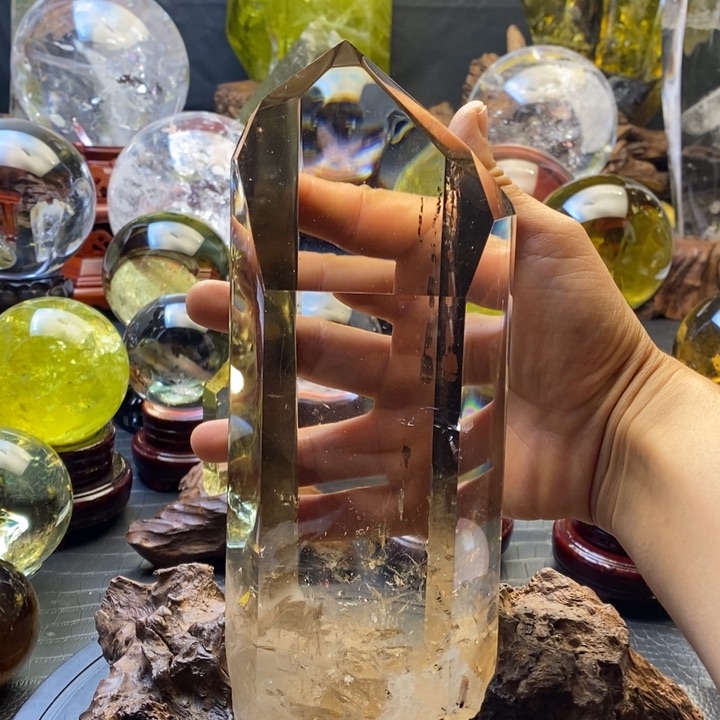 水晶天然水晶居家办公摆件未镶嵌