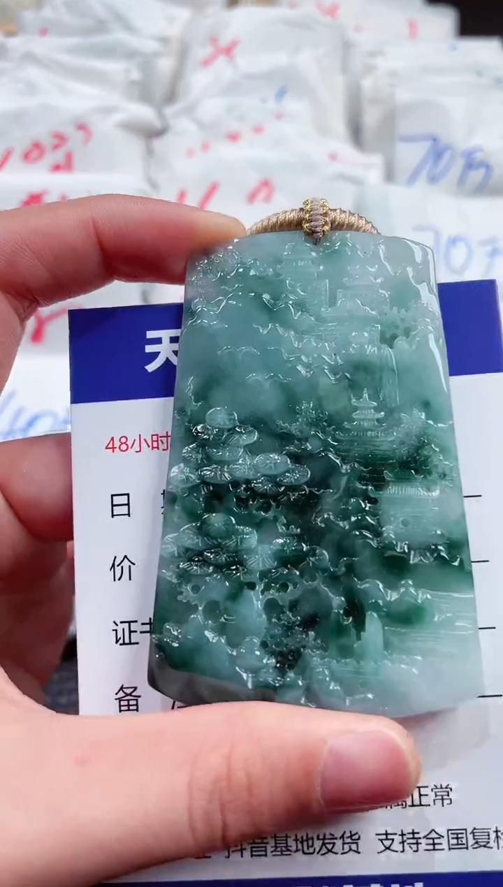 【闪购商品】翡翠颈饰未镶嵌00002572