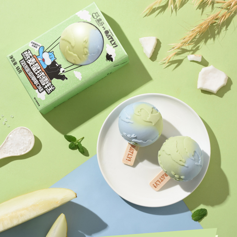 【9月到期】OATLY燕麦星球雪糕0反式脂肪风味冰淇淋冷饮68g