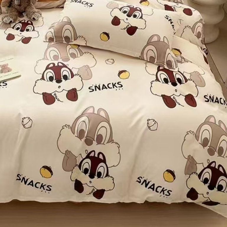 2*2.3米 豆豆大被子 高端大床卡通小松鼠双人加厚豆豆绒可爱被子