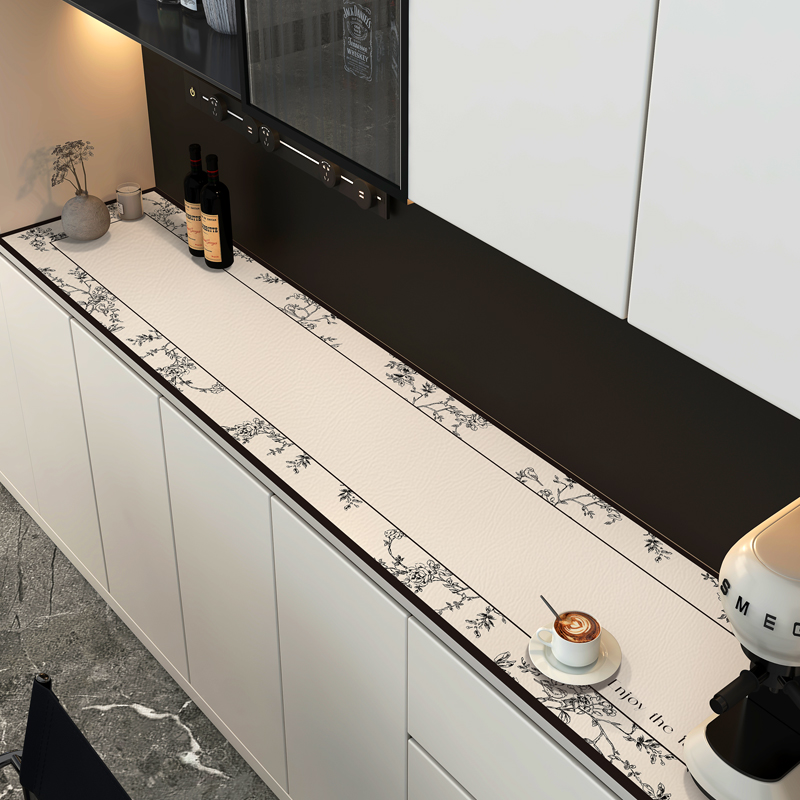 轻奢高级感餐边柜电视柜桌垫台面保护垫防水防滑防烫桌布鞋柜桌垫