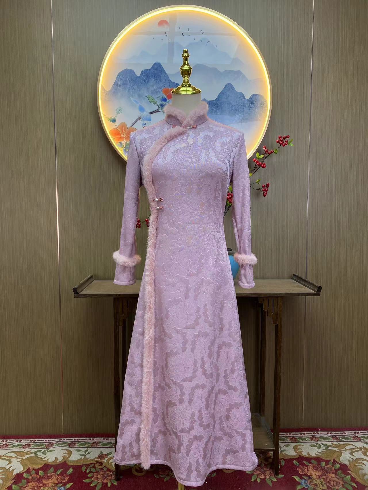 流年 日常秋冬气质优雅保暖国风复古旗袍