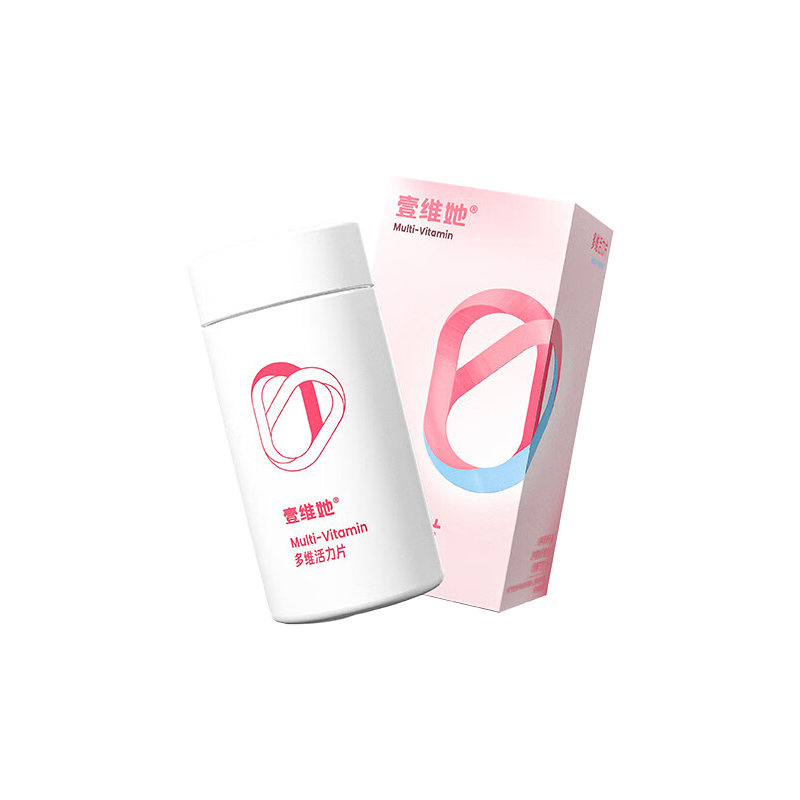 壹维她女士复合多维咀嚼片维生素叶酸多种矿物质B族均衡营养