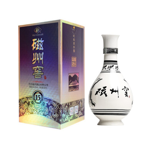 磁州窖十五 浓香型陈酿 纯粮白酒40.5度500
