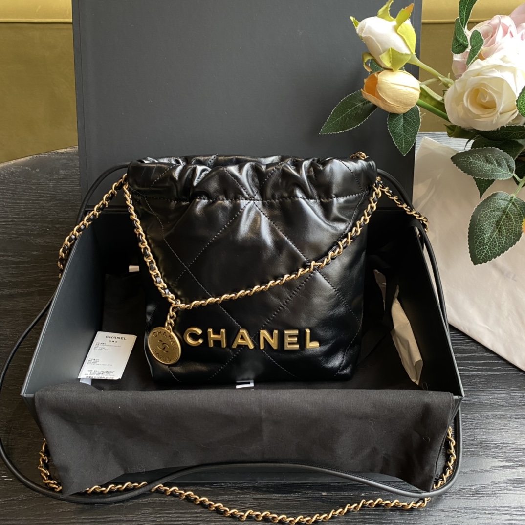 99新 Chanel/香奈儿 香奈儿 22 Bag mini垃圾袋/SP20198