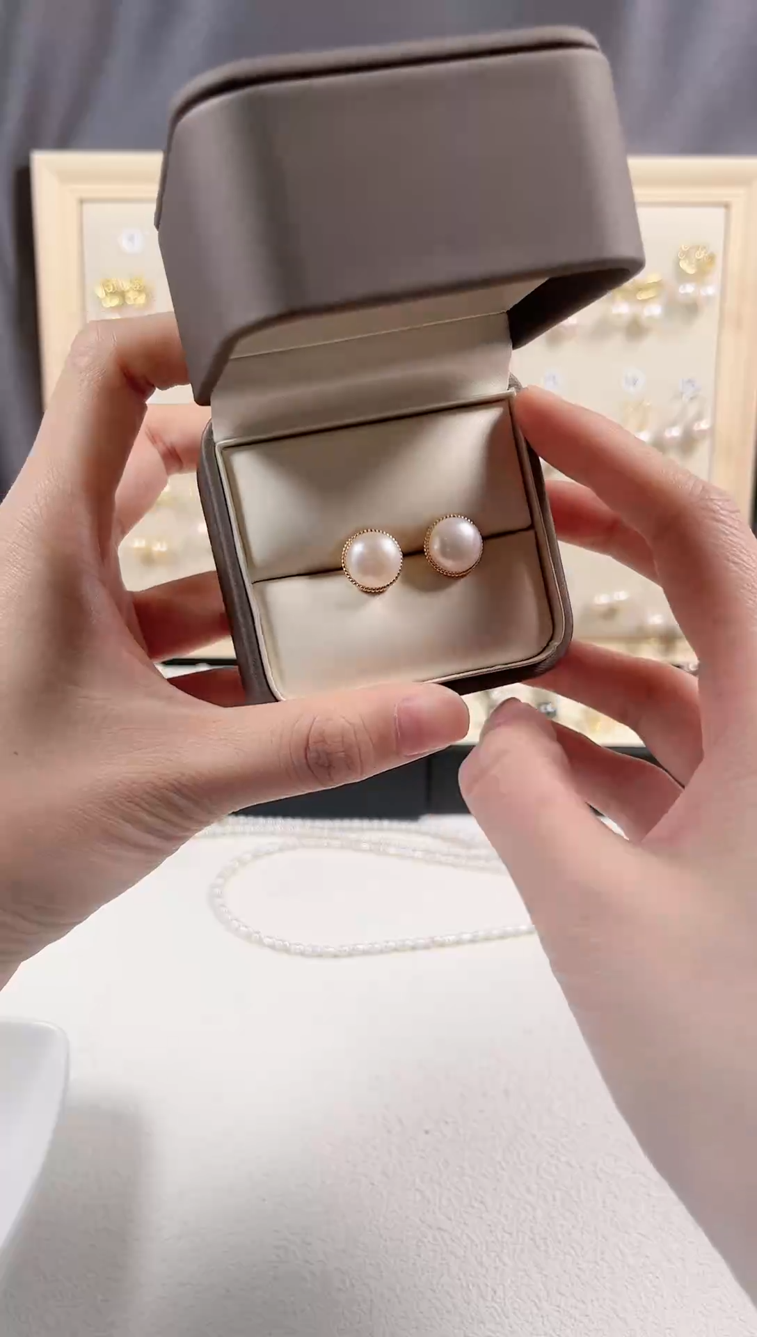 【闪购商品】淡水珍珠耳饰银S925镶嵌