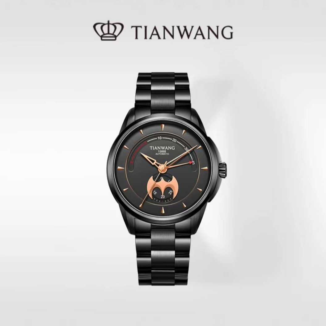 天王表X-MAN系列GS51166NB.D.NB.N枪盘男士休闲时尚全自动机械表