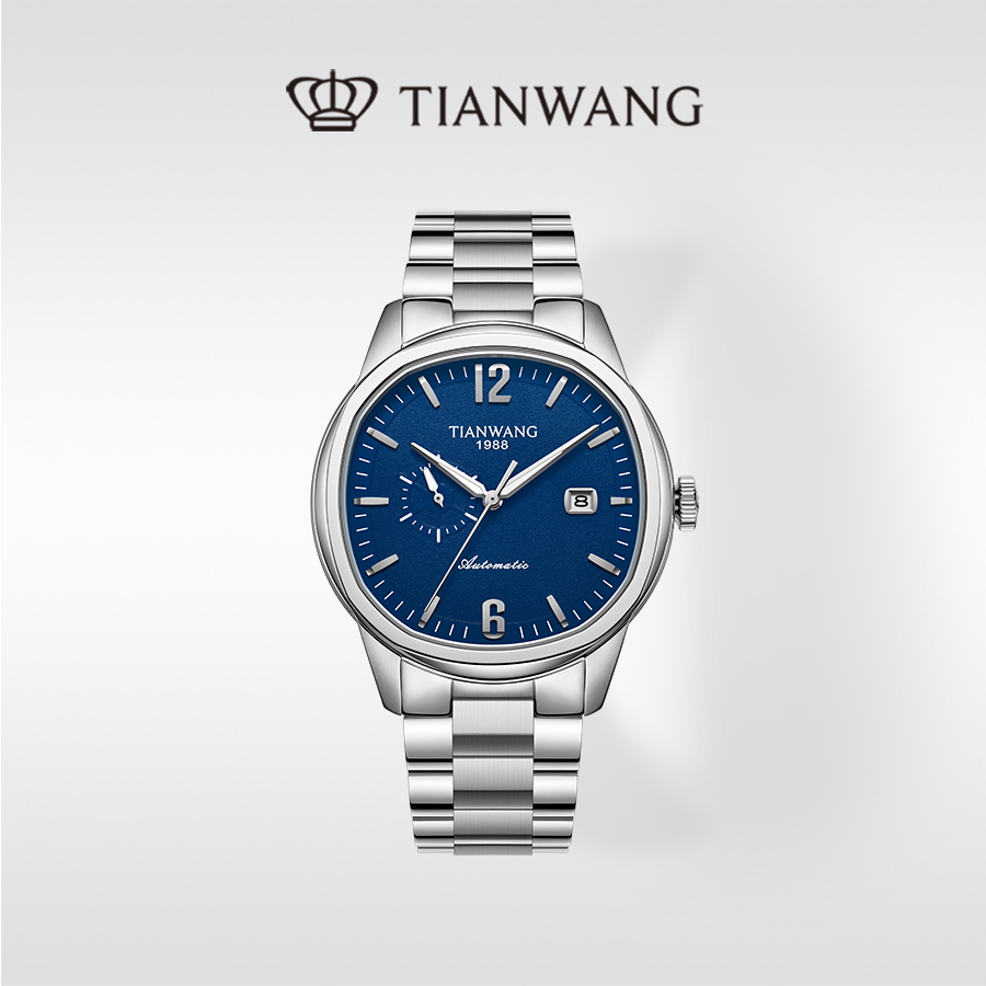 天王表蔚系列男士蓝色轻奢时尚全自动机械腕表GS51558S.DD.S.U