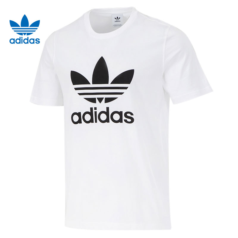 预adidas阿迪达斯三叶草男子运动休闲短袖T恤H06644
