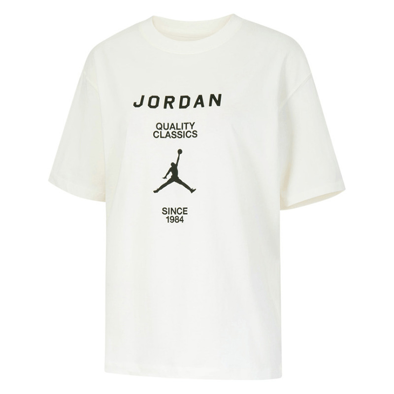 【众江赢】Nike耐克女子JORDAN运动雅丹风欧若风短袖T恤FZ0618-133