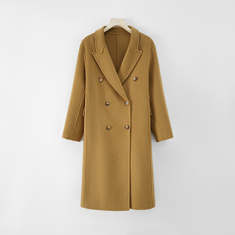 气质时尚百搭宽松中长款秋冬毛呢大衣CS-C76