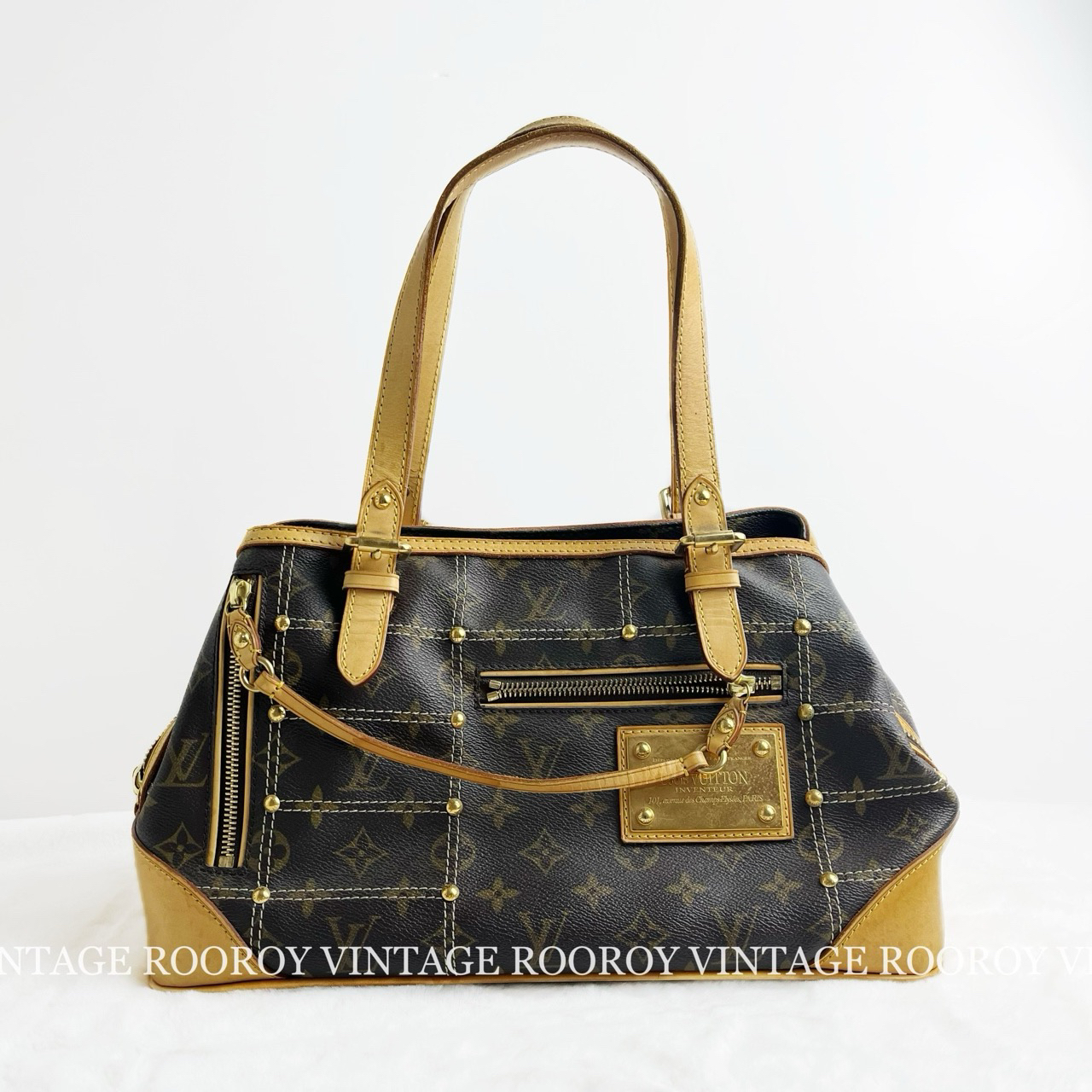 95新 LouisVuitton/路易威登 涂层帆布老花单肩包/6355