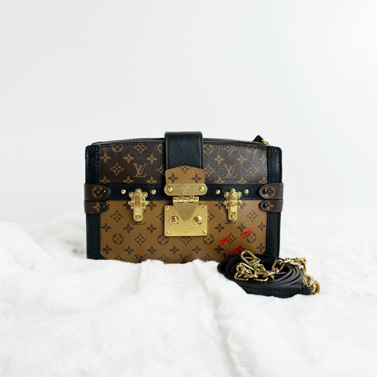 95新 LouisVuitton/路易威登 路易威登 LV Trunk clutch/6082